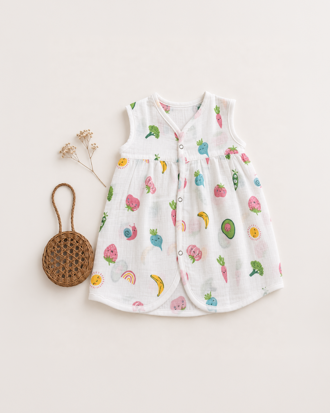 Muslin Frocks-Veggies