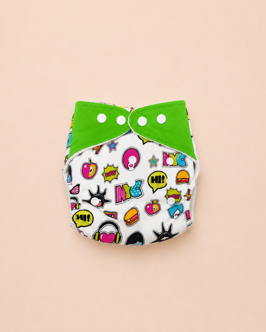 Cotton Cloth Diaper Printed (Single)
