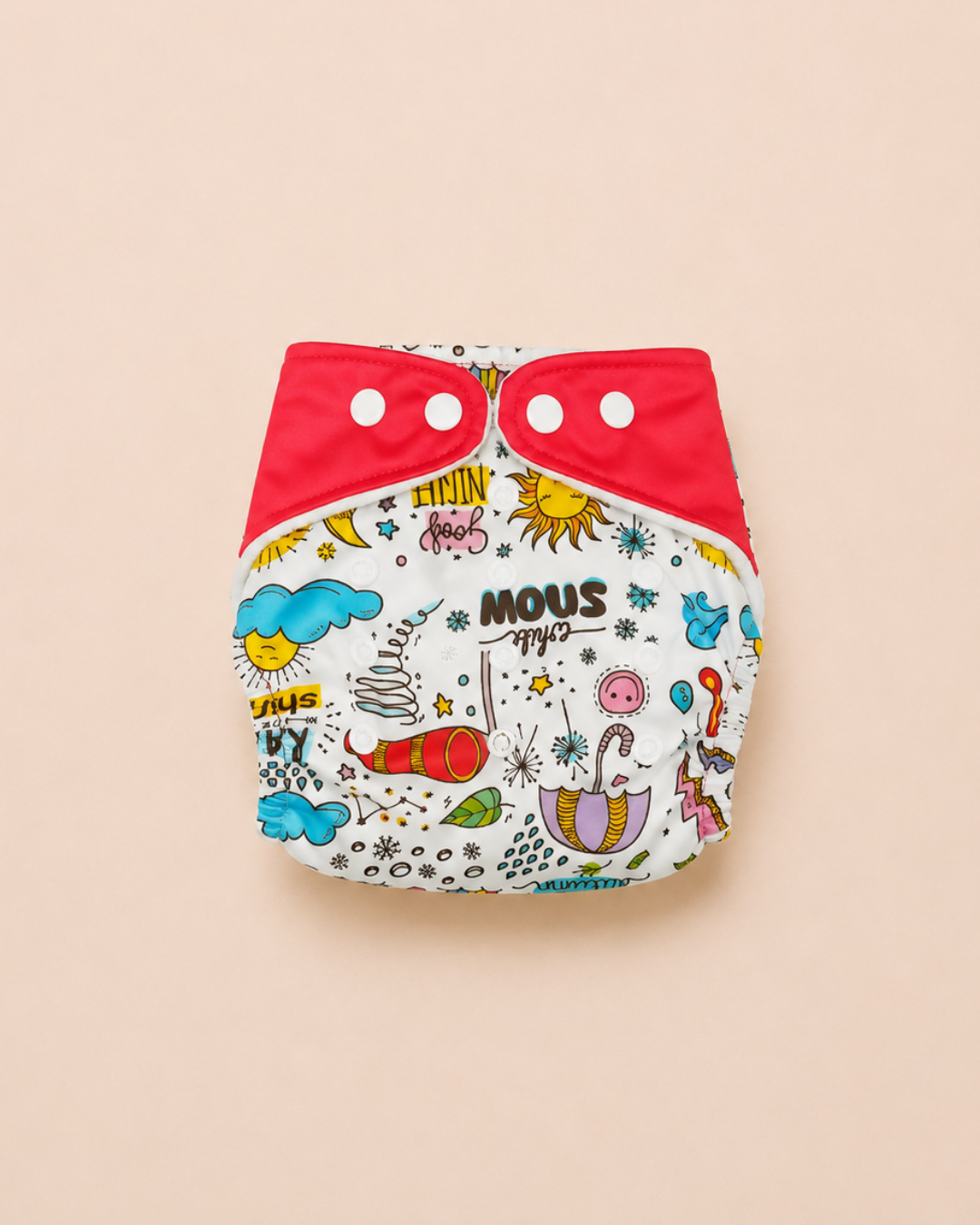 Cotton Cloth Diaper Printed (Single)