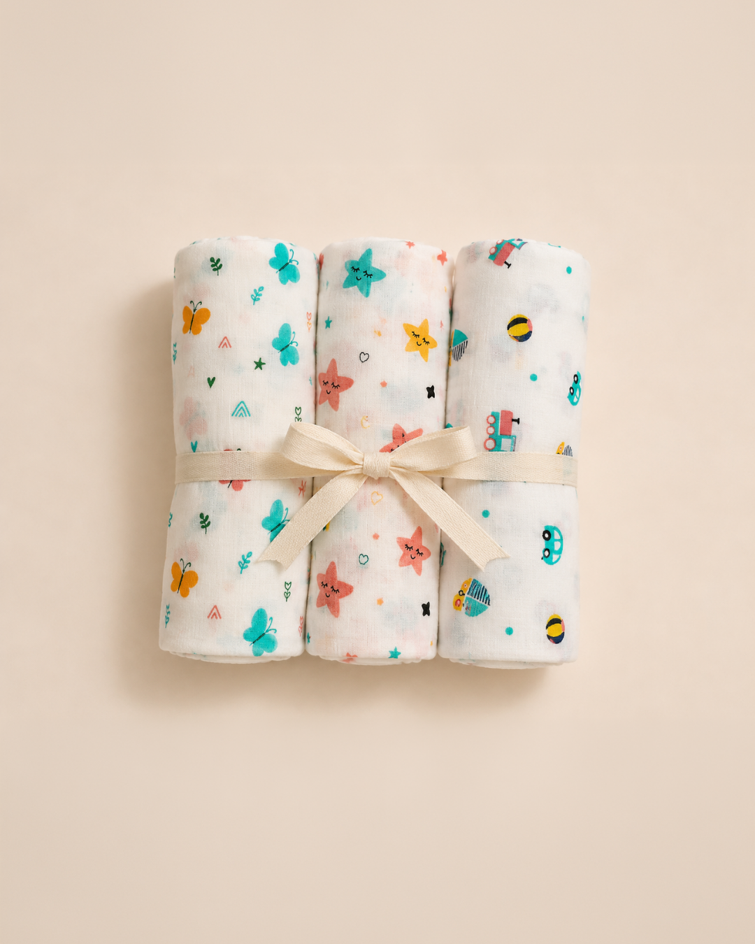 Muslin Bath Towel Combo