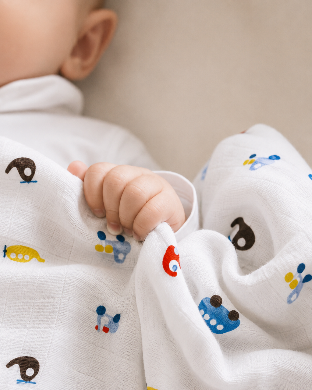 Muslin Bath Towel - Helicopter