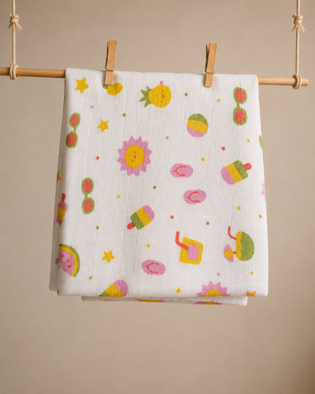 Muslin Bath Towel-Beach