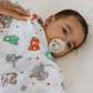 Muslin Swaddles Frog and Elephant