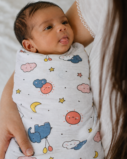 Muslin Swaddles Elephant