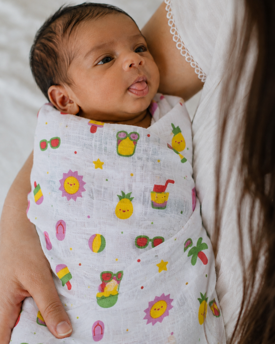 Muslin Swaddles Beach