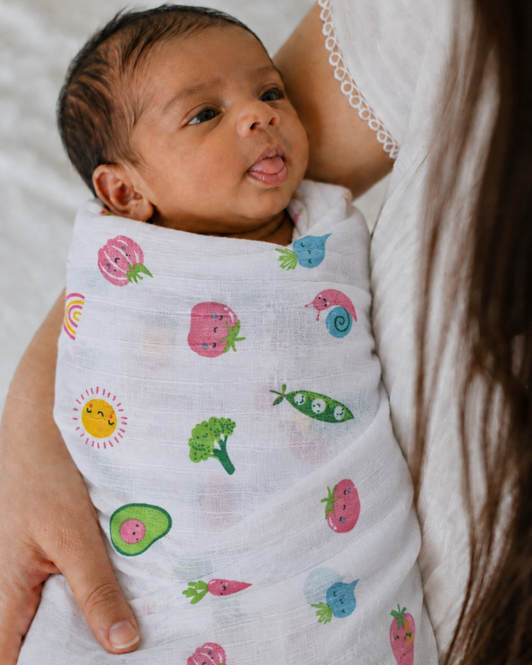 Muslin Swaddles Veggies