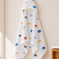 Muslin Double Layer Cap Towel- Helicopter