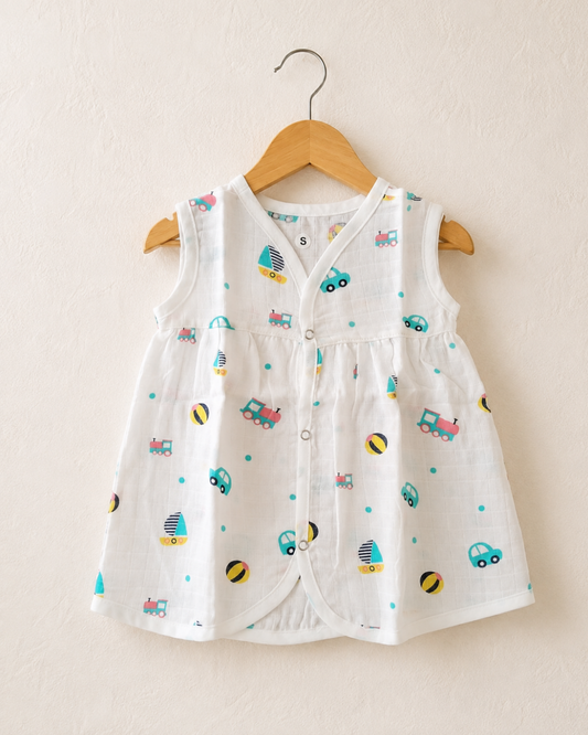 Muslin Frocks-Cars & Ball