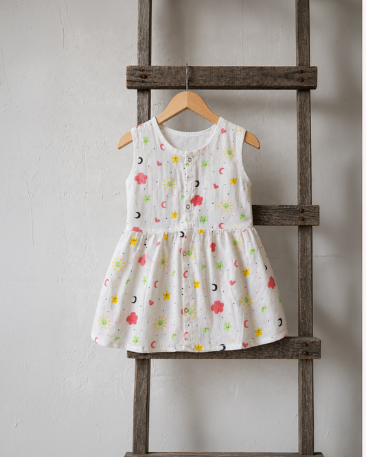 Muslin Frocks  (6-12 Months)
