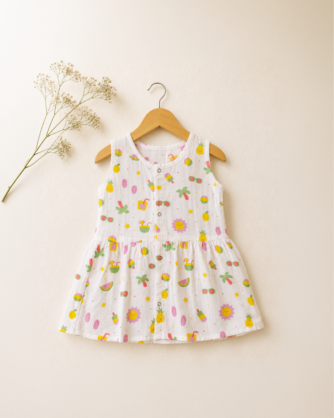 Muslin Frocks-12-18 Months