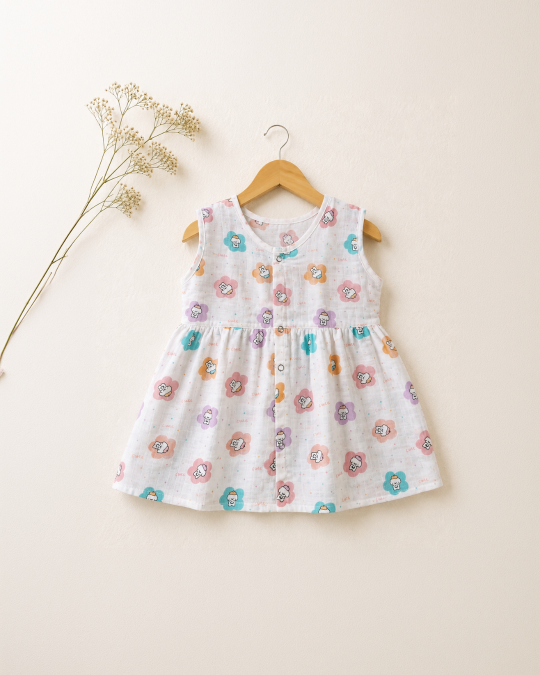 Muslin Frocks-12-18 Months
