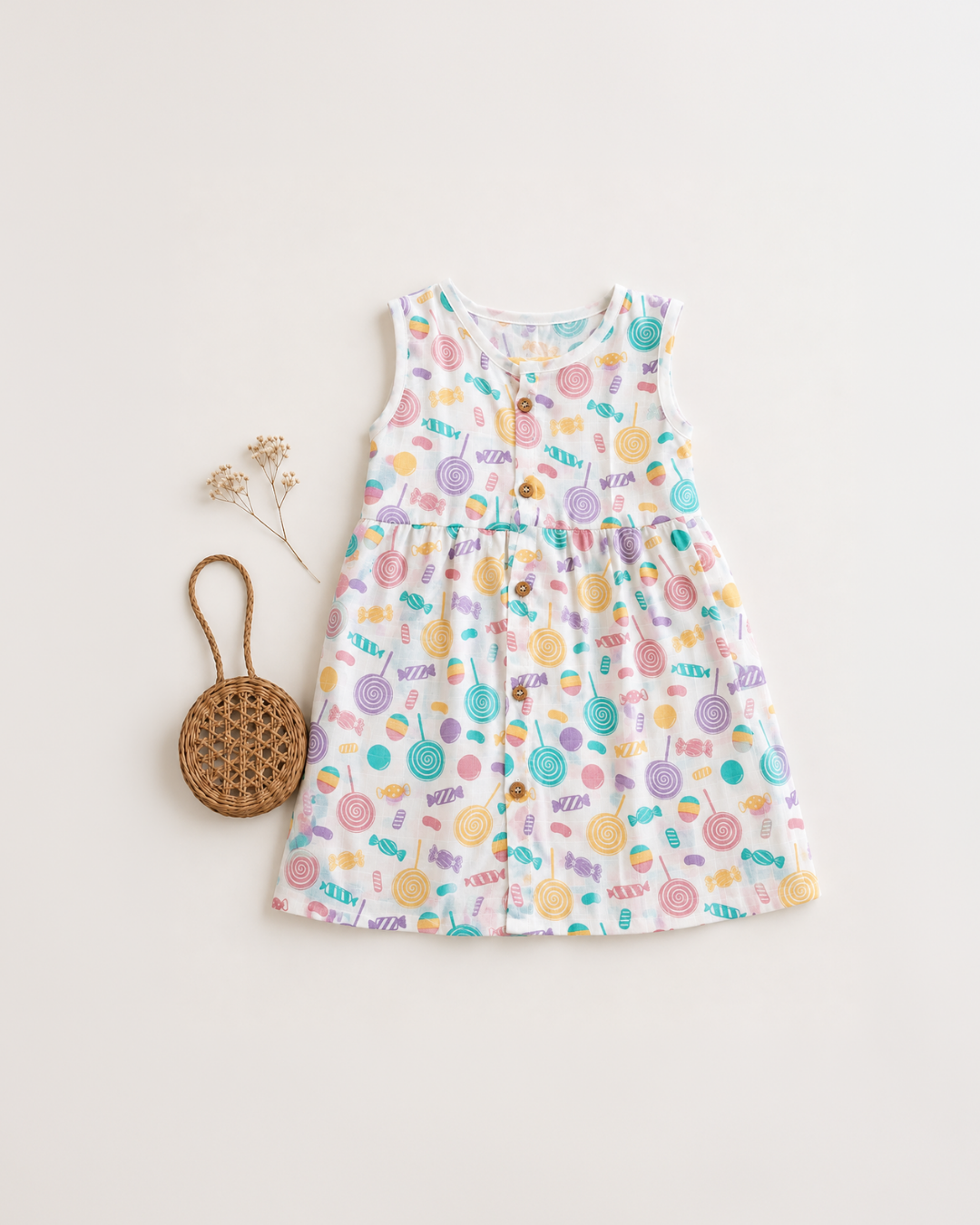 Muslin Frocks-12-18 Months