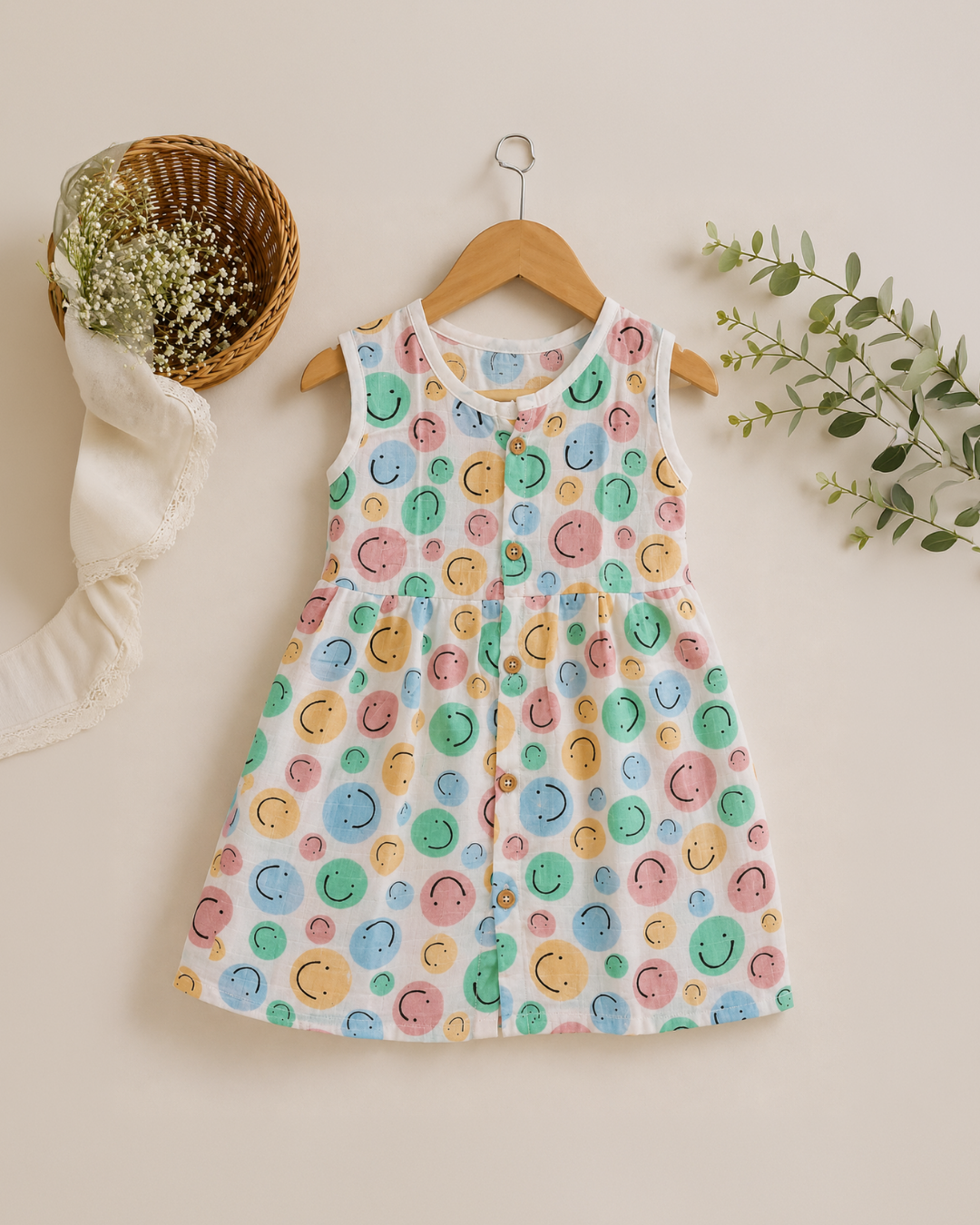 Muslin Frocks-12-18 Months