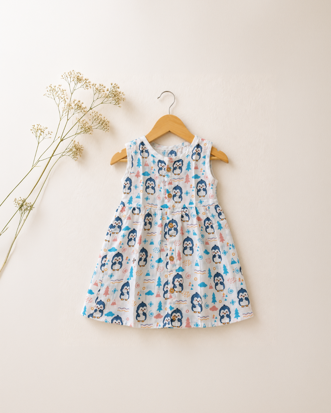 Muslin Frocks-12-18 Months