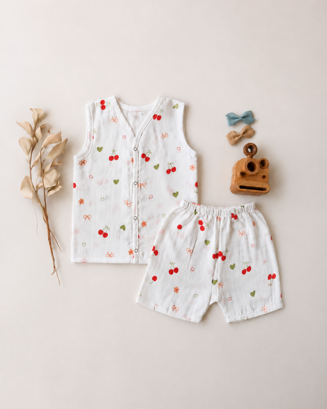 Muslin Jabla Sets Apple