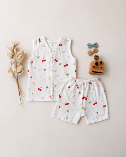 Muslin Jabla Sets Apple