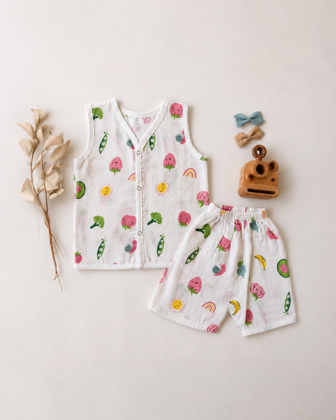 Muslin Jabla  Sets Veggies