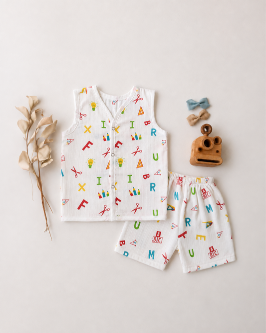 Muslin Jabla sets Alphabet