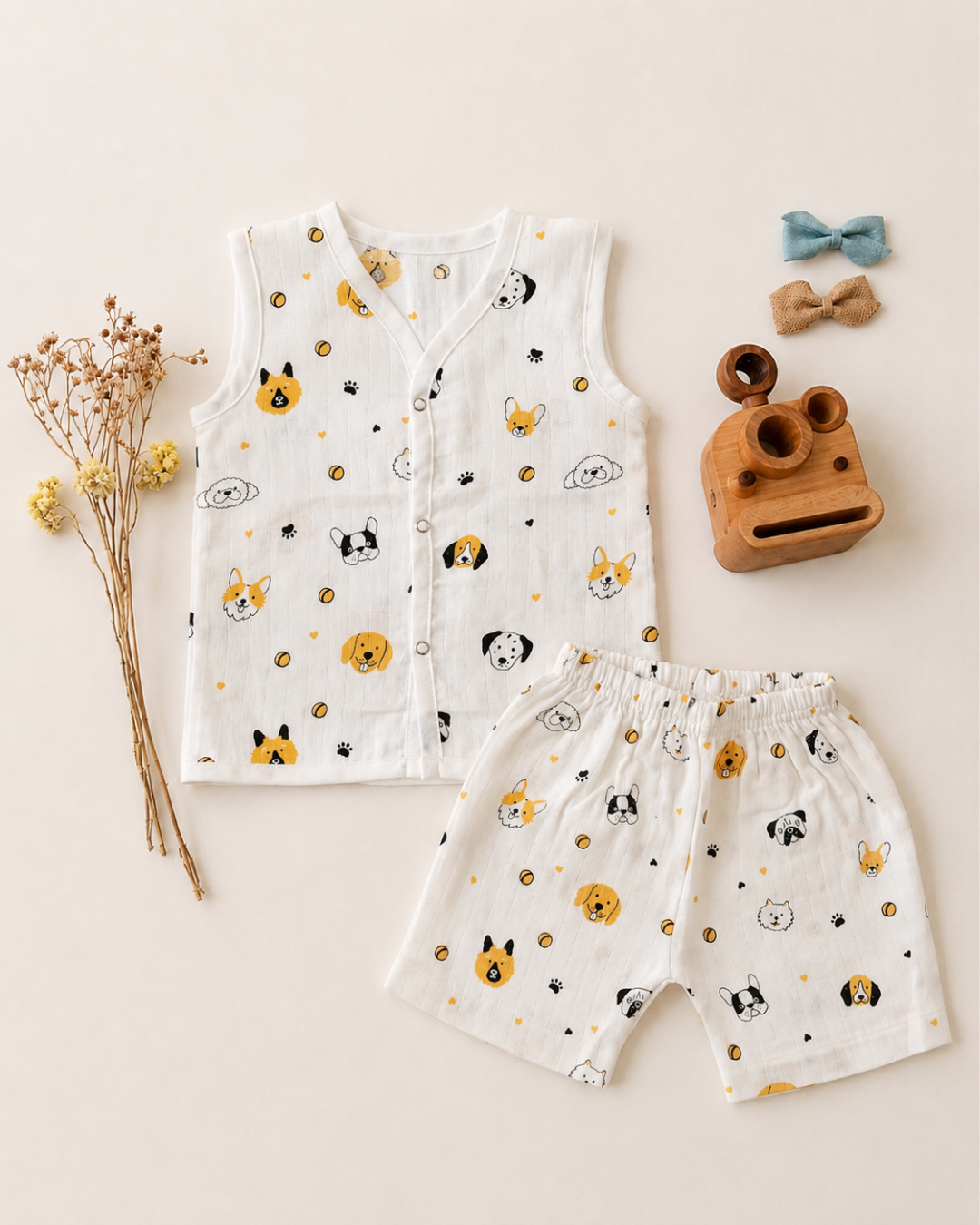 Muslin Jabla sets Dogs