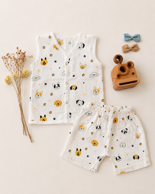 Muslin Jabla sets Dogs