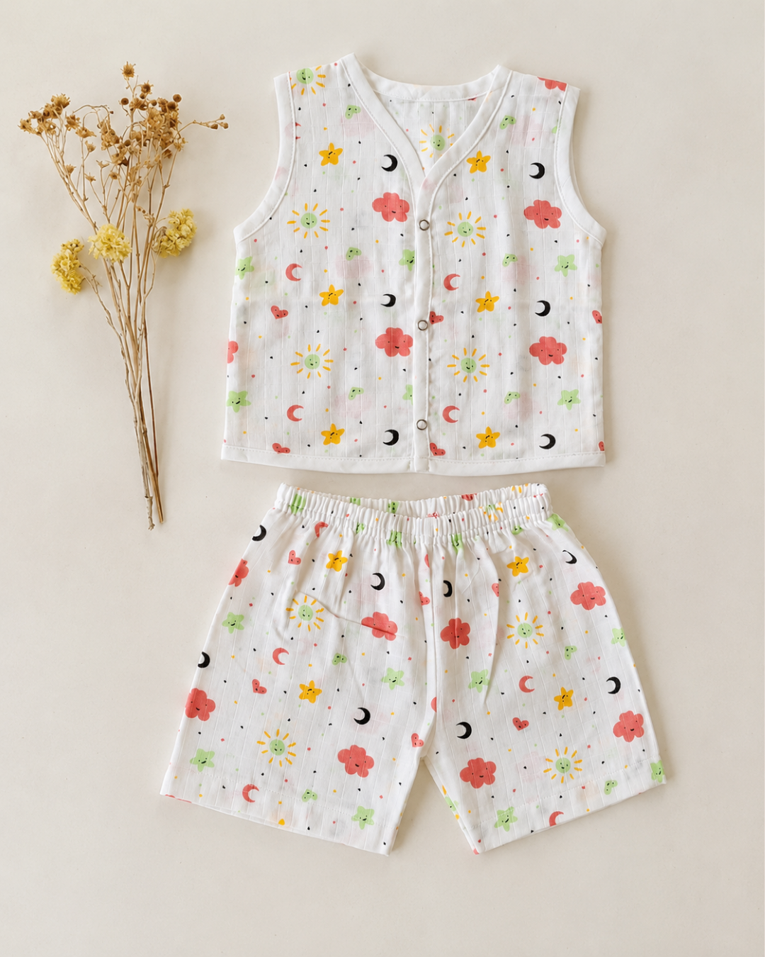 Muslin Jabla sets Sun & Moon