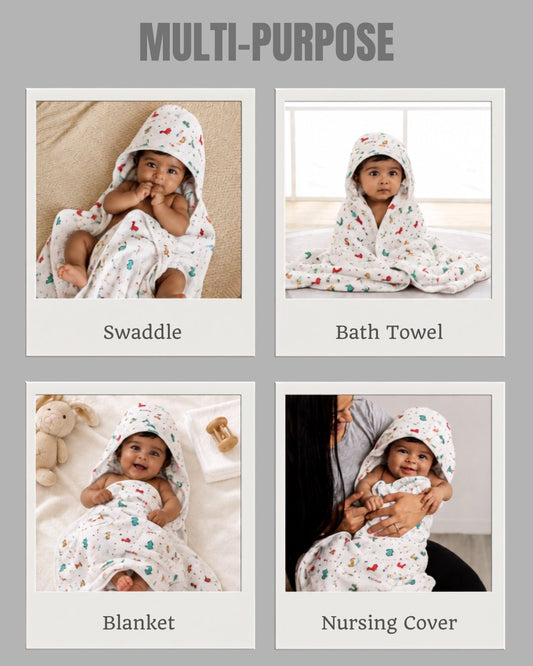 Muslin Cap Towel-Combo