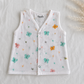 Muslin Button Jabla-Butterfly
