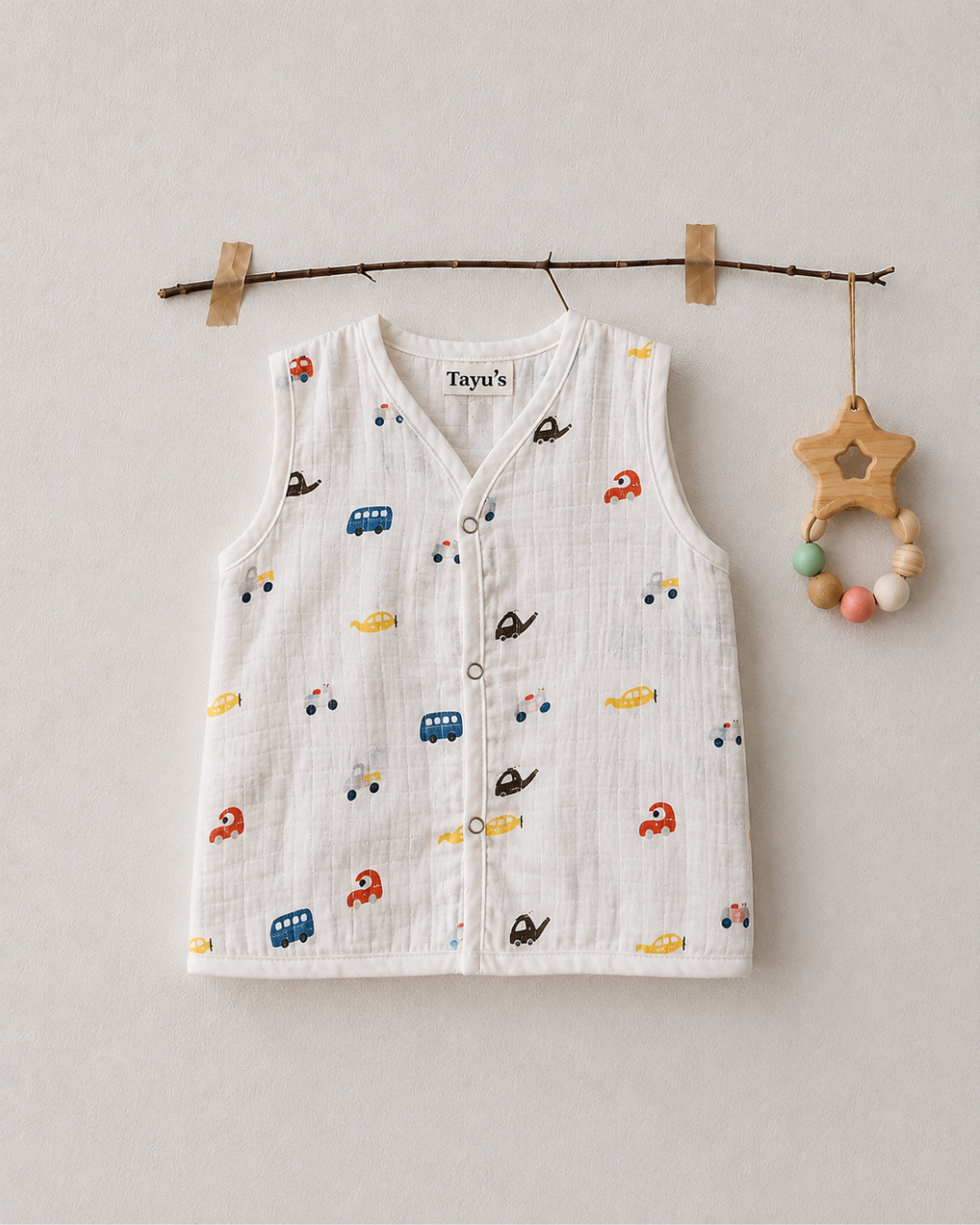 Muslin Button Jabla Helicopter