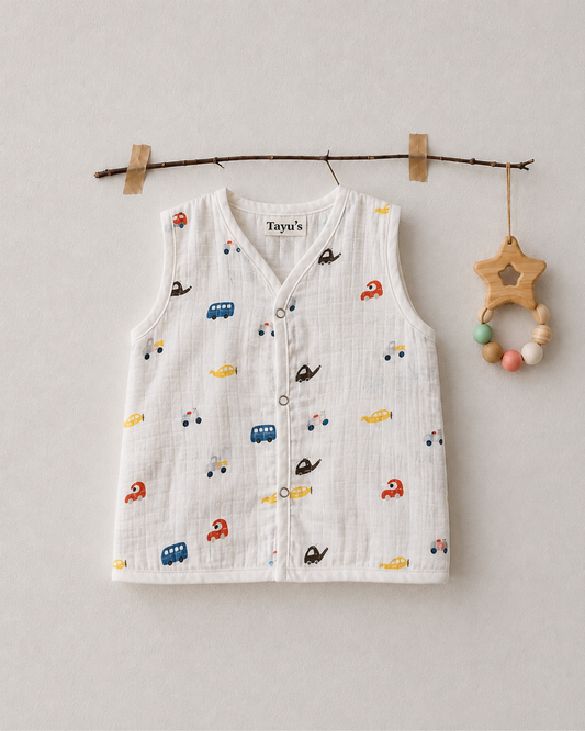 Muslin Button Jabla Helicopter